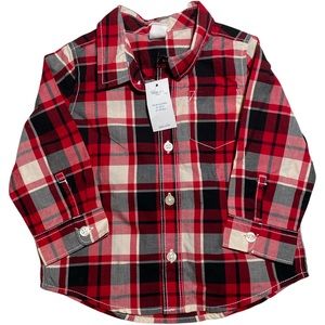 💙 5/$25 just add to bundle! NWT 18-24m button down